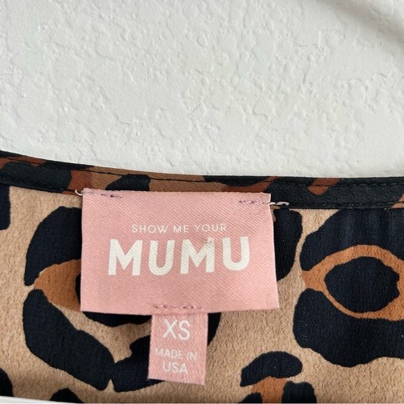 Show Me Your MuMu Leopard Print Mini Dress - Picture 7 of 8